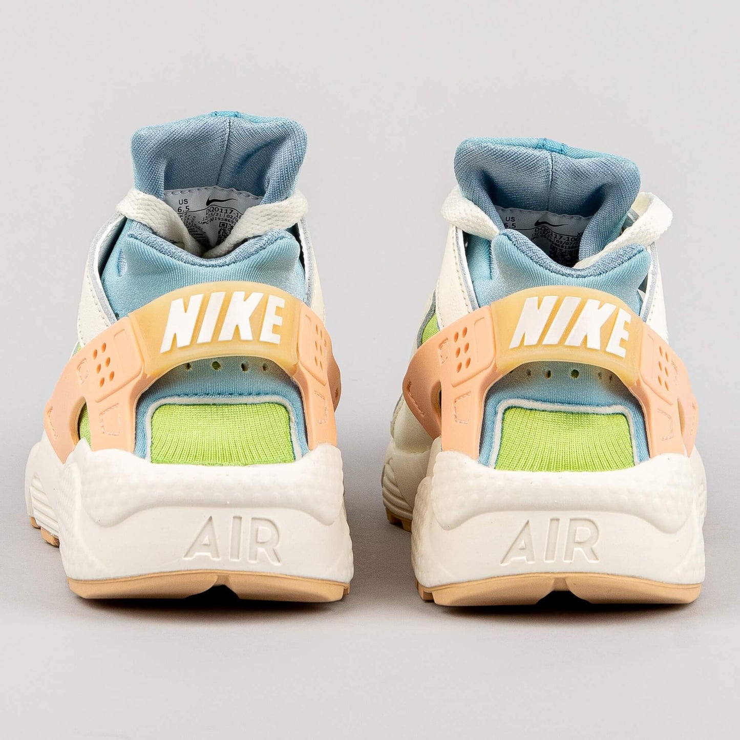Nike Wms Air Huarache Grey/Orange/Green/Blue