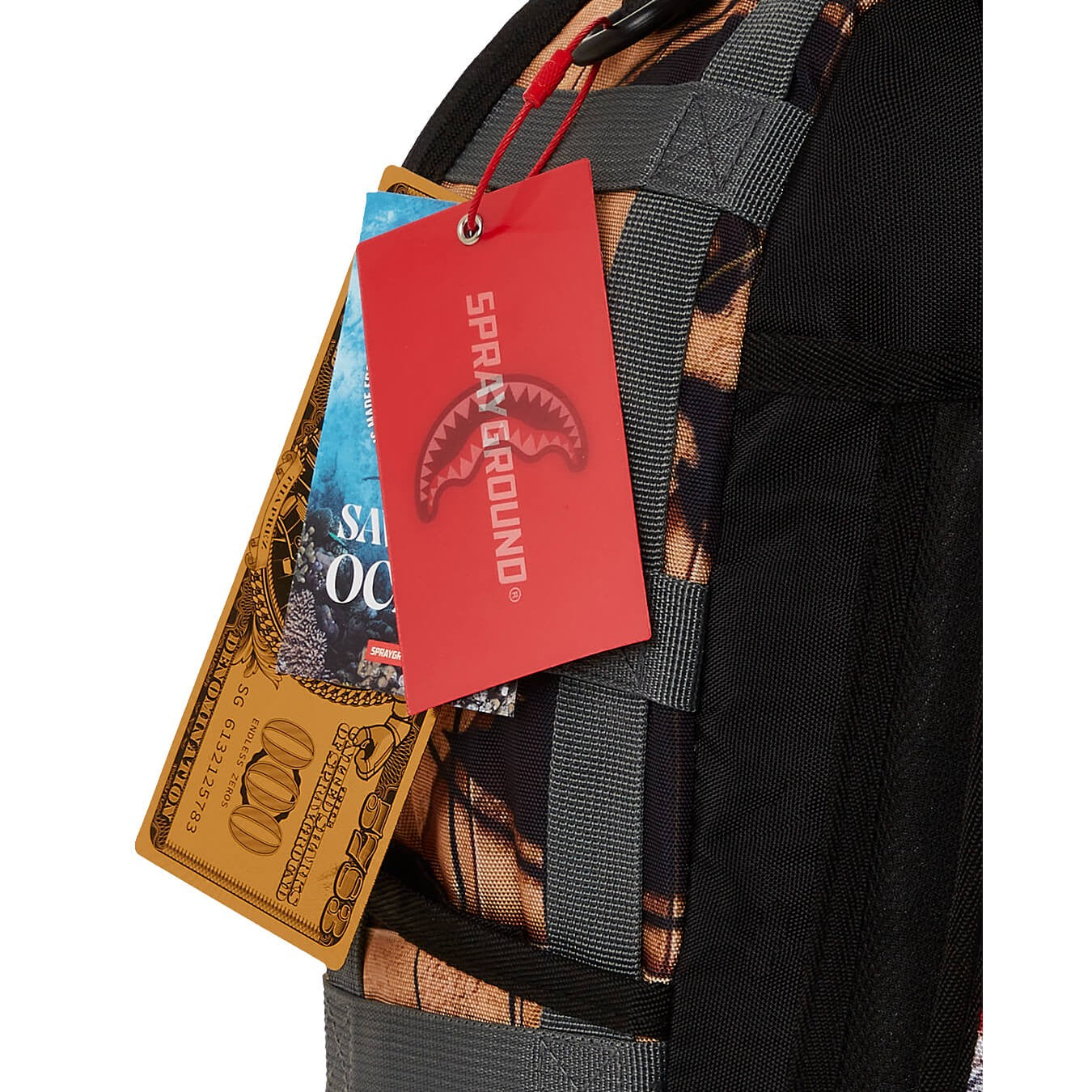 Sprayground Jurassic Delivery Backpack (Dlxv) Sand