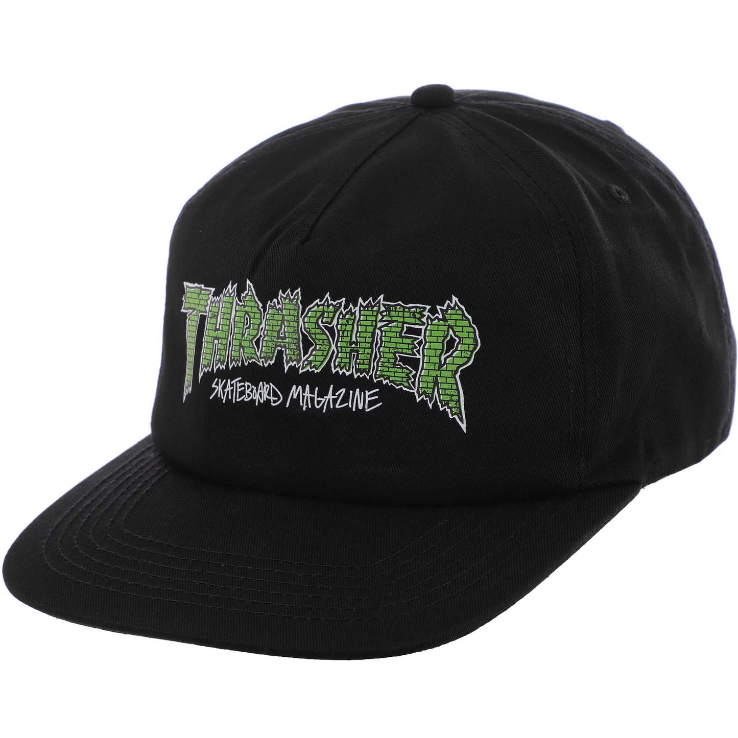Šiltovka Thrasher Brick Logo Snapback čierna