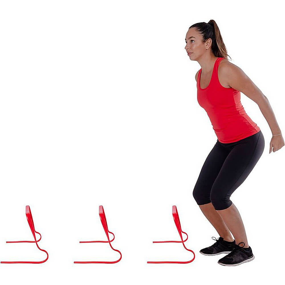 Prekážky Pure2Improve Flexibele Hurdles - Medium (4 kusy, výška 21 cm)