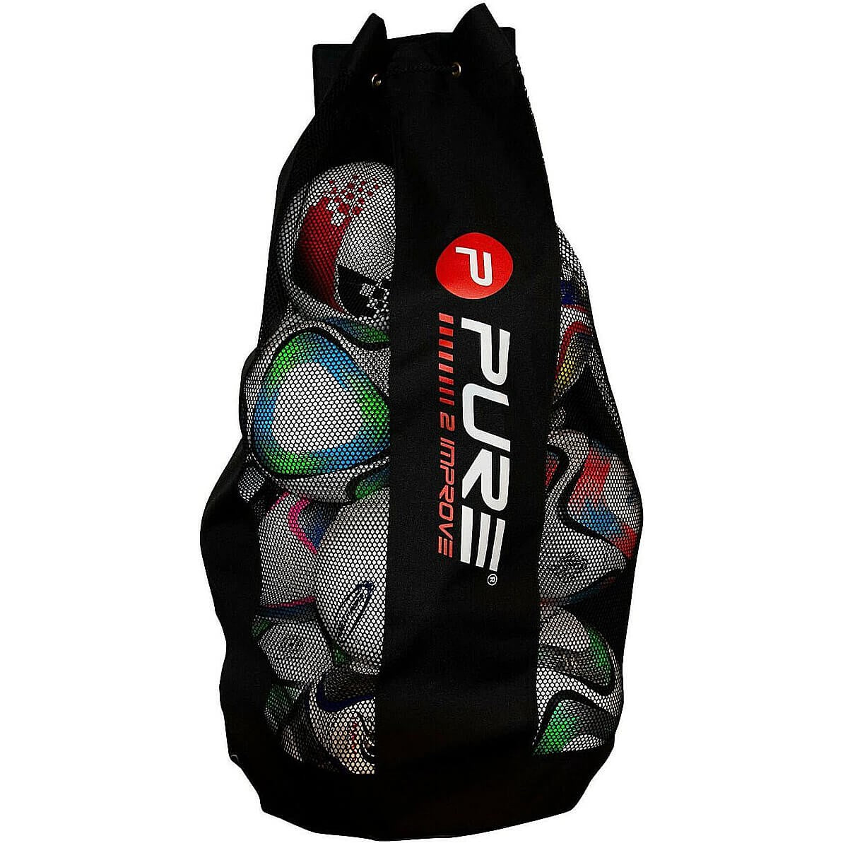 Vak na lopty Pure2Improve Ball Bag (15 futbalových lôpt v plnej veľkosti)