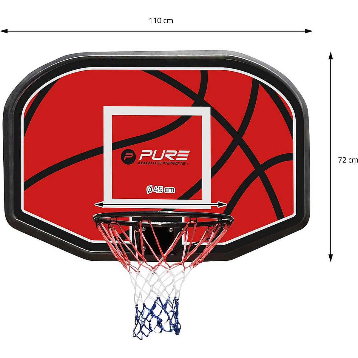 Basketbalová doska Pure2Improve