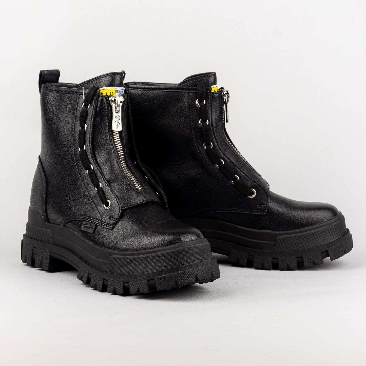 Dámske boty Buffalo Aspha Zip Black