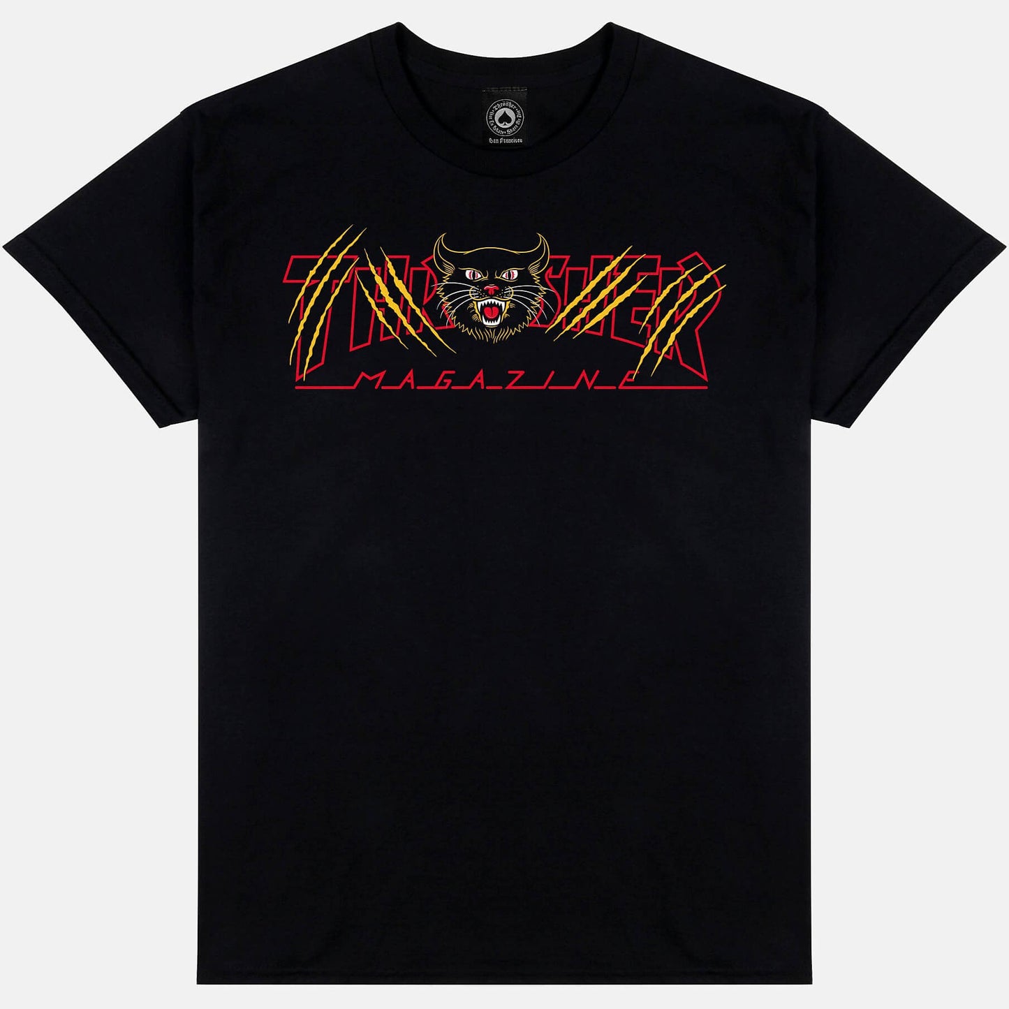 Thrasher Gato T-Shirt Black