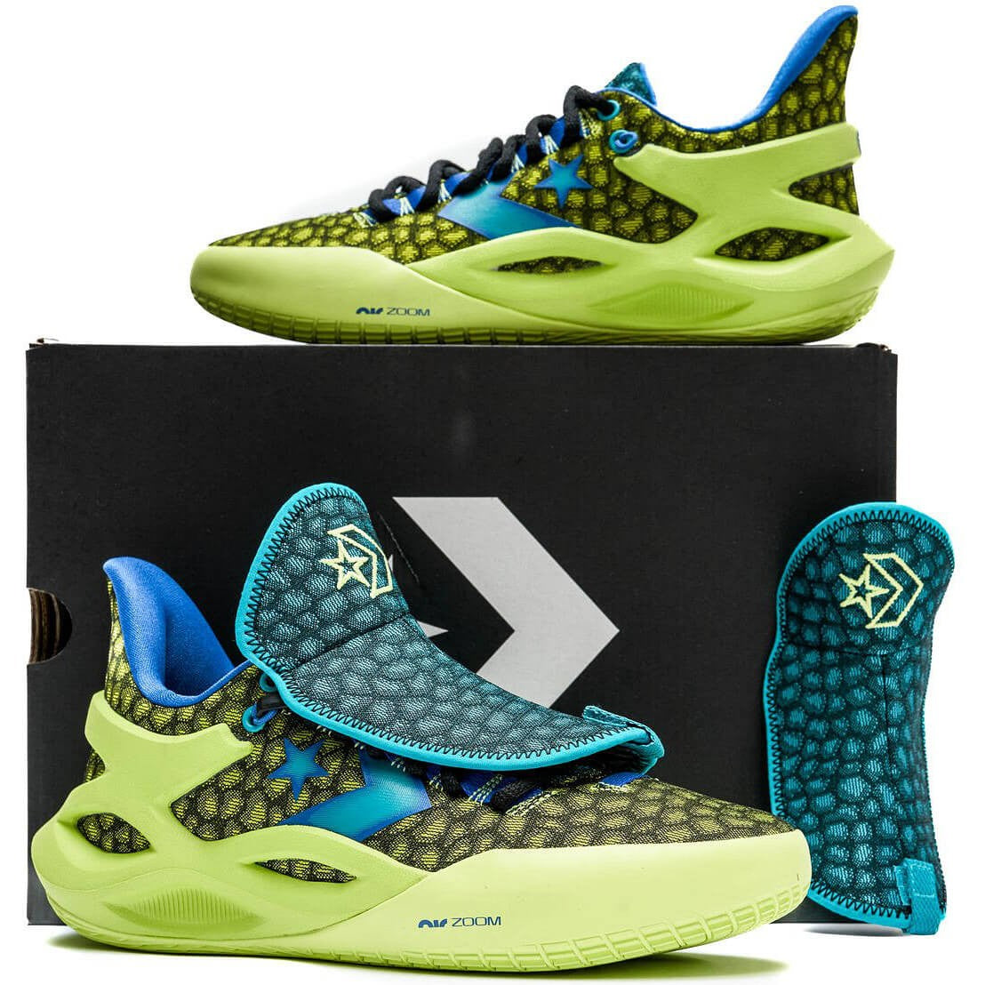 Basketbalové tenisky Converse All Star BB Trilliant CX Black/Nitro Bud/Rapid Teal