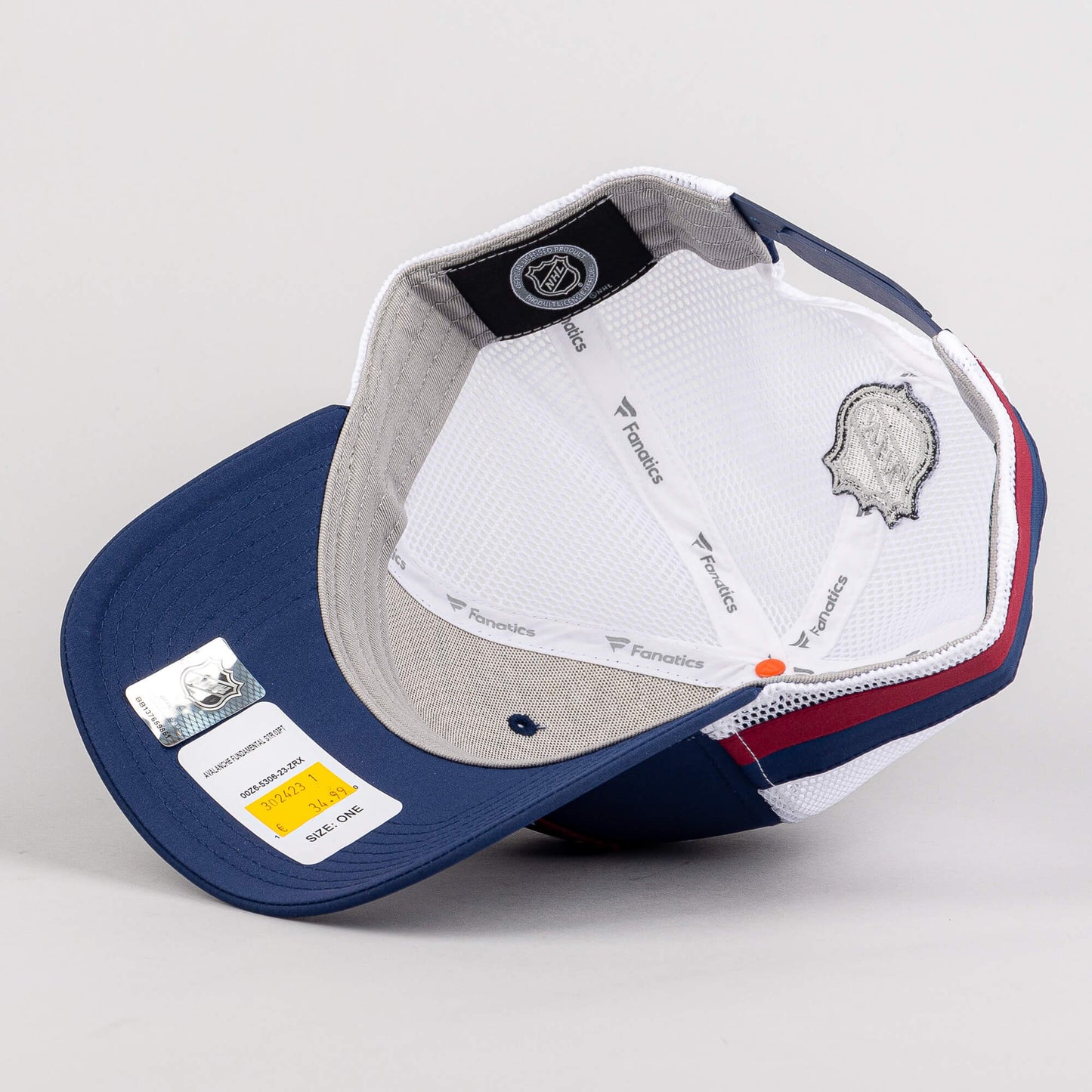 Šiltovka so sieťkou Fanatics NHL Fundamental Structured Colorado Avalanche modrá