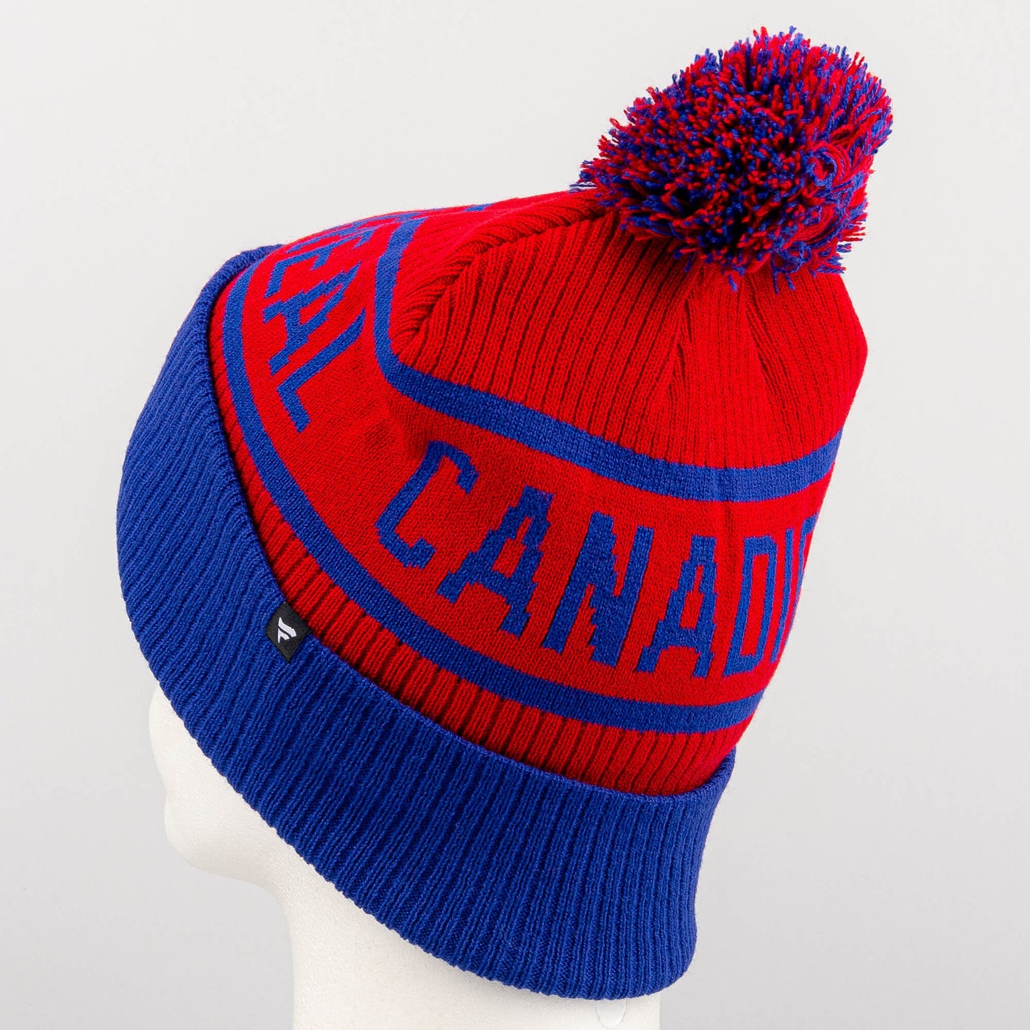 Zimná čiapka s brmbolcom Fanatics NHL Heritage Beanie Cuff with Pom Montreal Canadiens červená
