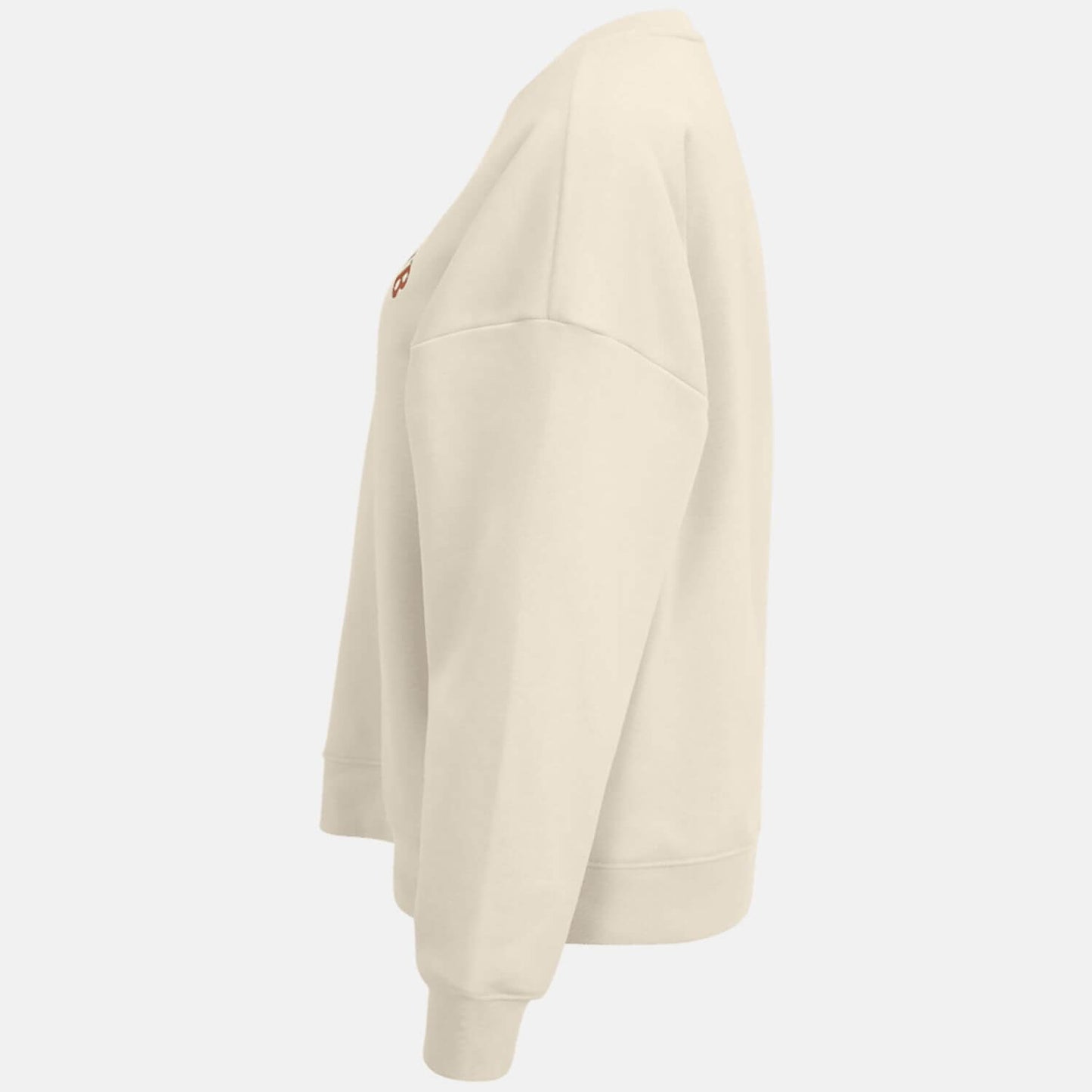 Dámska mikina Fila BOROD loose fit crew sweat krémová biela