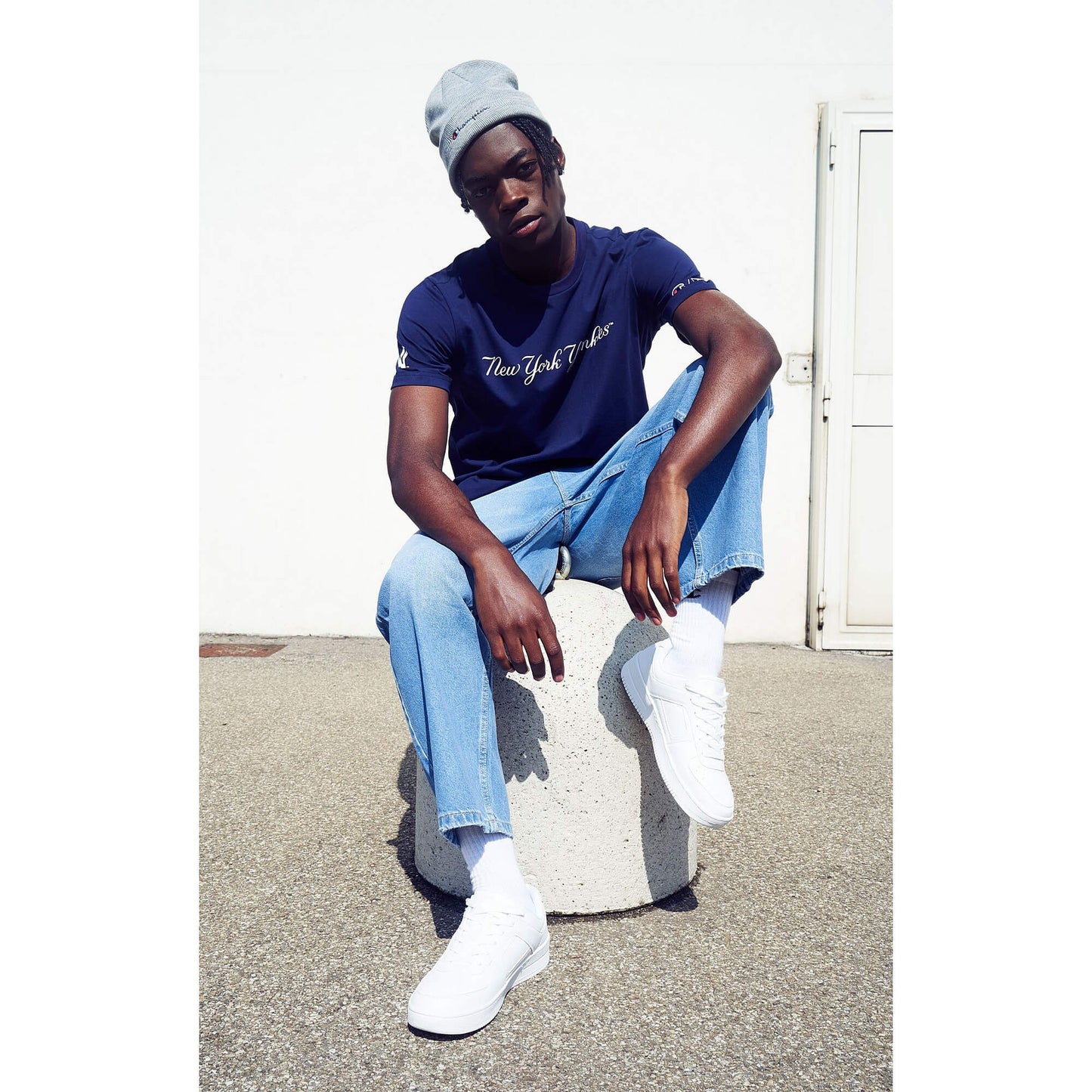 Champion Mlb Roc T-Shirt Navy