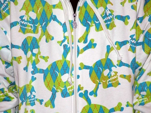 HOLLYWOOD CARTEL SKULLZ ZIP HOOD FLEECE