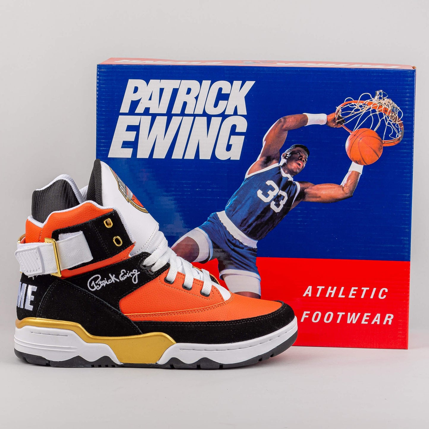 Tenisky Ewing Athletics 33 HI x HALL OF FAME White/Jamaica