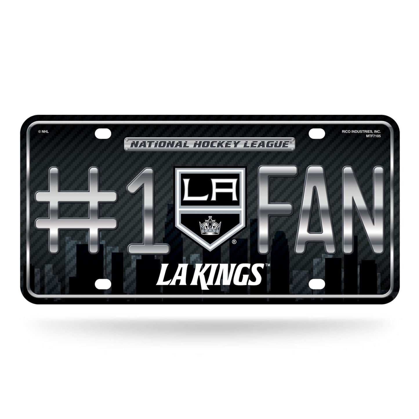 Tabuľka Wincrft NHL First Fan Metal Auto Tag Los Angeles Kings