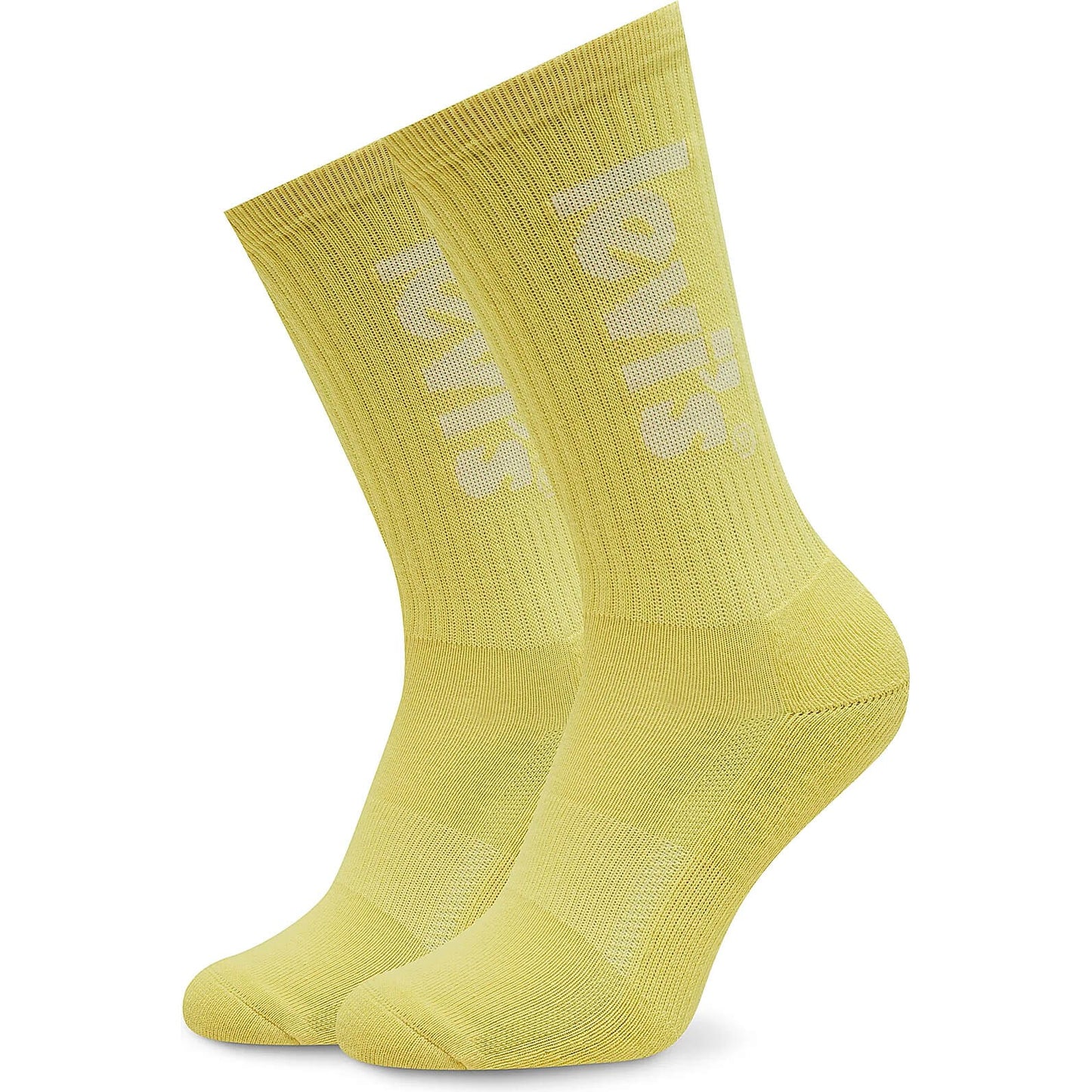 Ponožky Levis Regular Cut Sport Tonal Logo 2 páry žlté/fialové