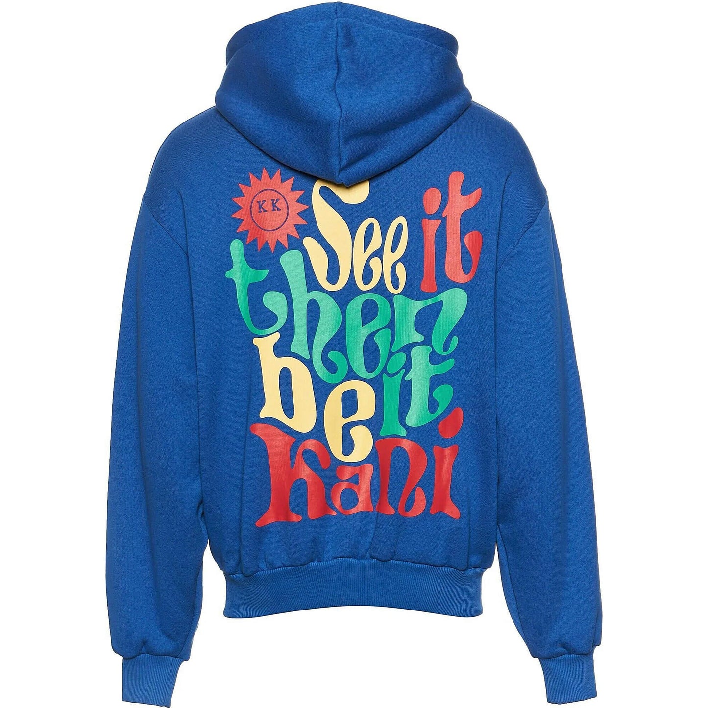 Karl Kani KK Small Signature Print Hoodie blue