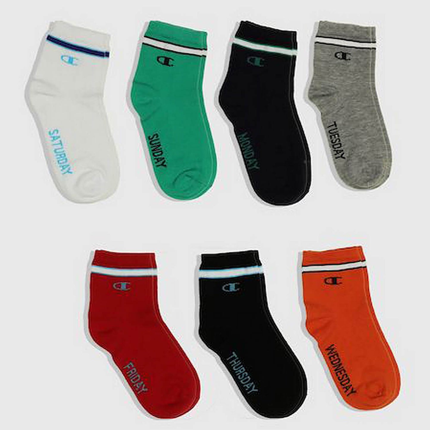 Ponožky Champion 7 párov short crew socks viacfarebné