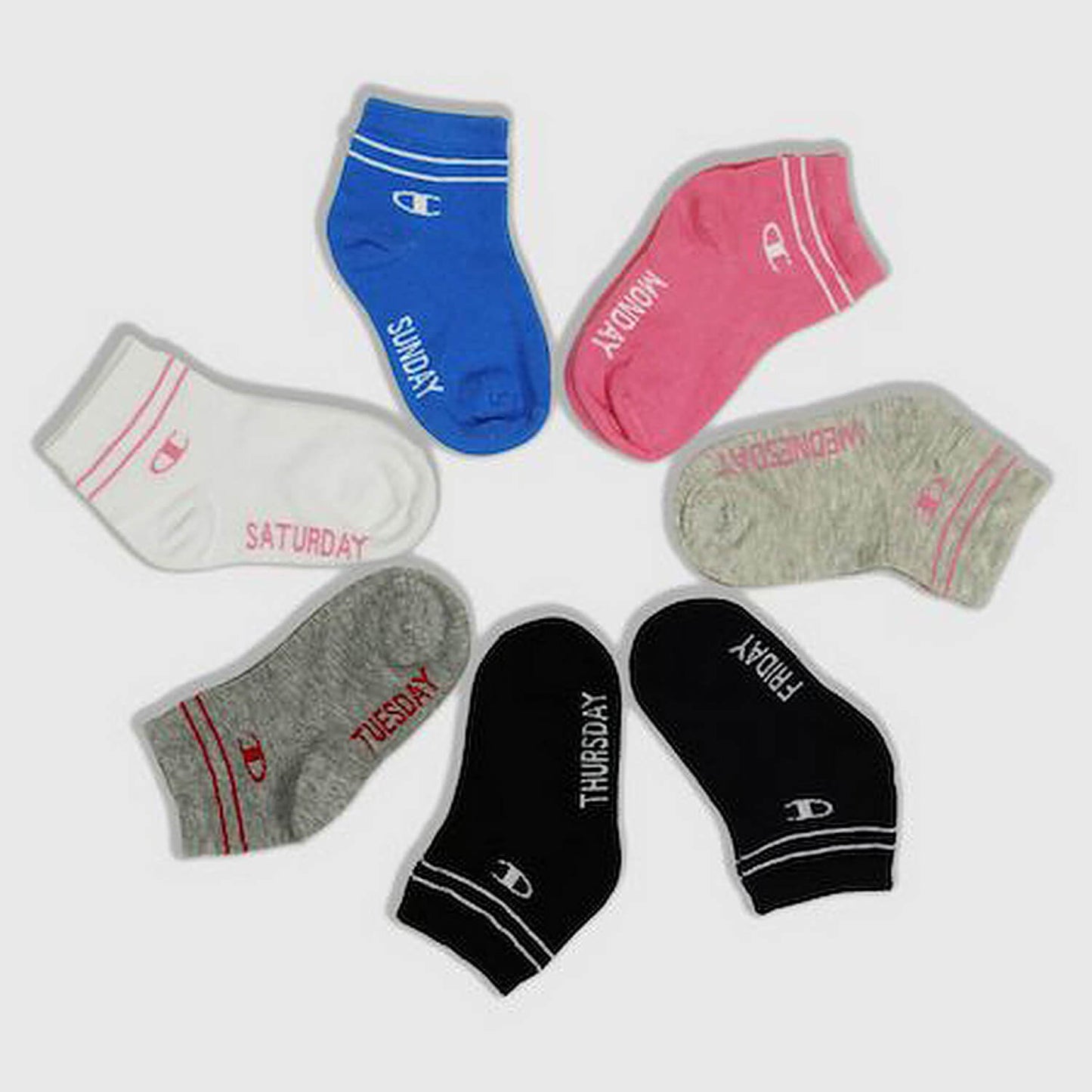 Ponožky Champion 7 párov short crew socks viacfarebné