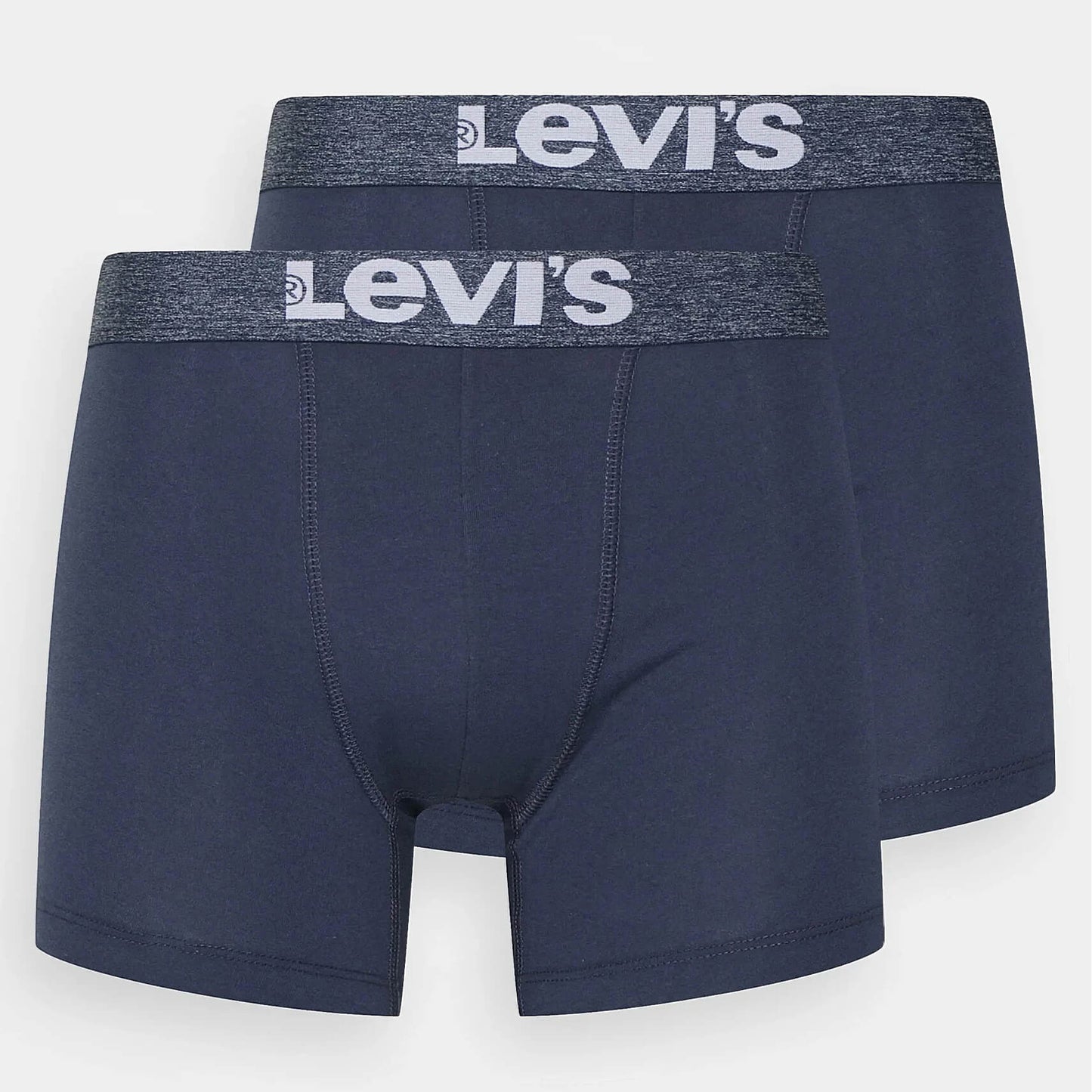 Súprava 2 kusov boxeriek Levi's® Solid Basic Boxer 2P tmavomodré