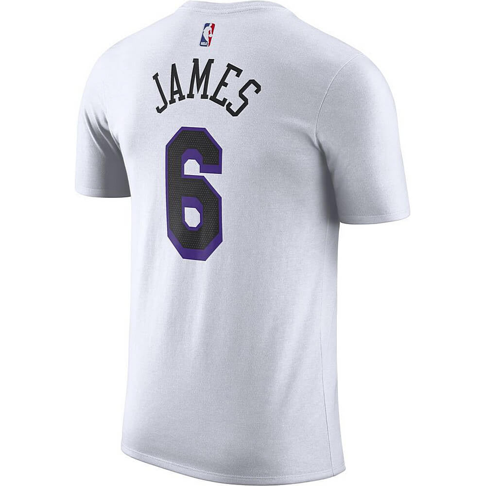 Nike Nk Essential Ce N&N Ss Tee - 8-20Y - La Lakers Lebron White/Purple