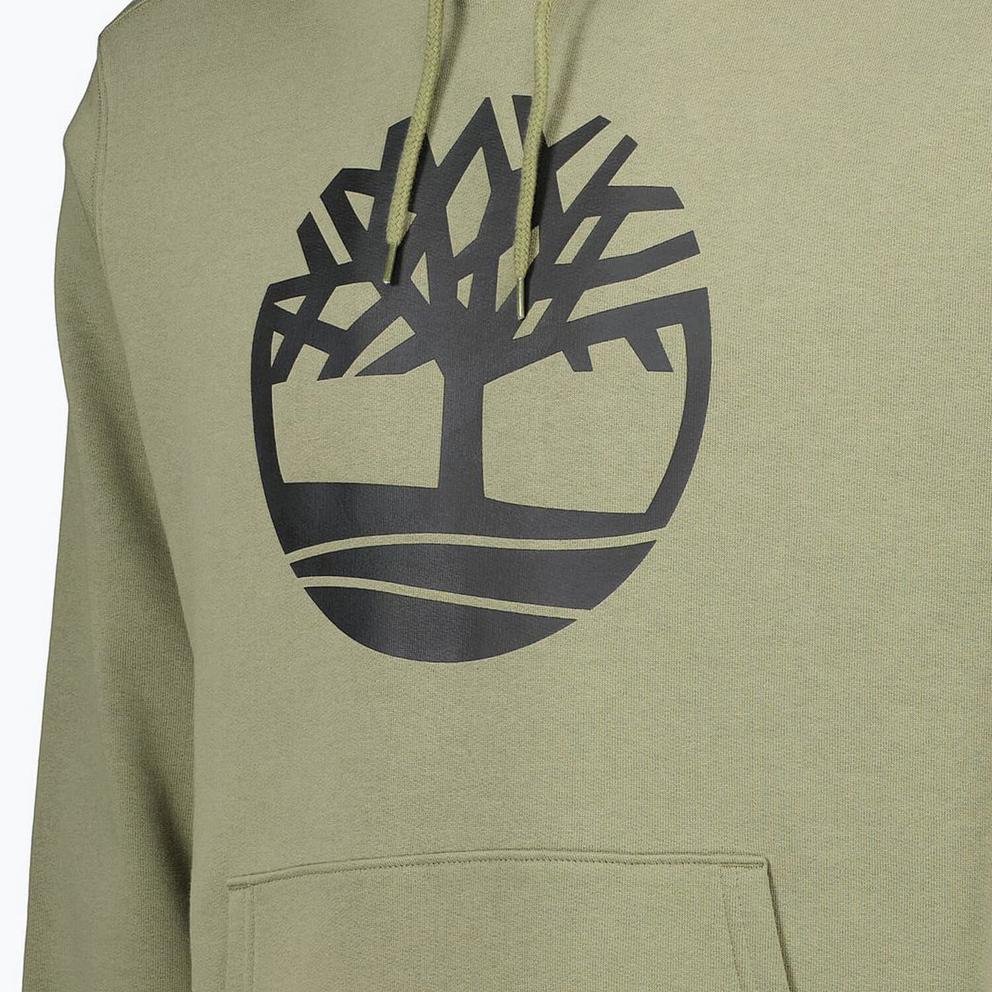 Mikina s kapucňou Timberland Core Logo Hoodie zelená Regular fit