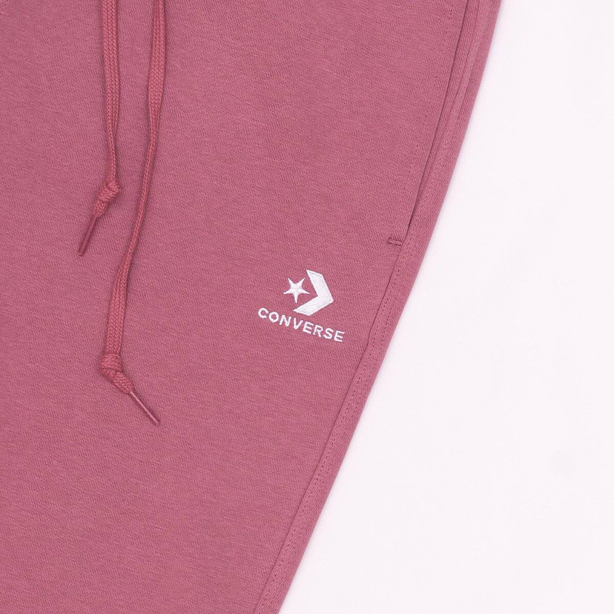 Dámske tepláky Converse Embroidered Star Chevron Pant ružové