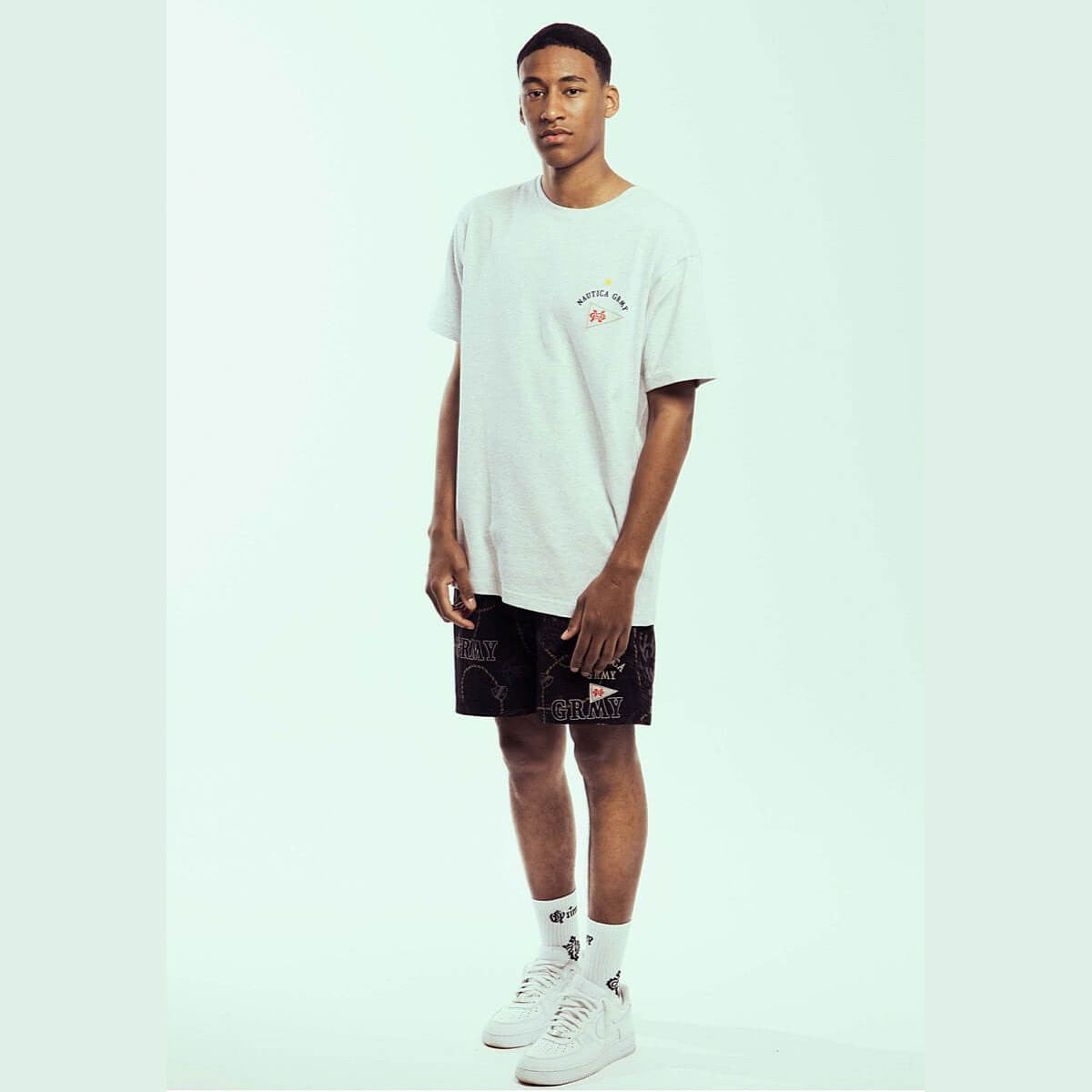 Grimey Wear Mighty Harmonist Nautica X Grmy Nylon Shorts Black