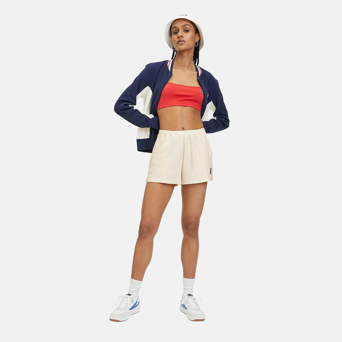 Fila wmsn LUSAKA towelling shorts Antique White