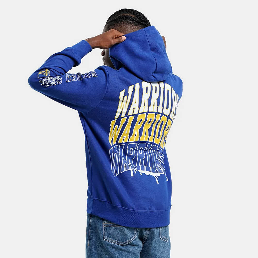 Mikina s kapucňou Outerstuff Team Drip Hoodie Golden State Warriors Curry Stephen modrá