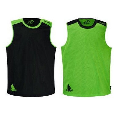 Obojstranný basketbalový dres Spalding Essentiel Reversible Shirt zelený/čierny