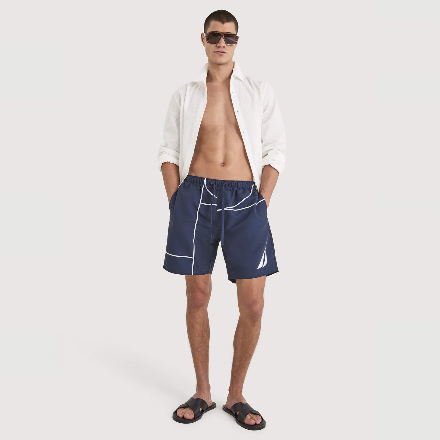 Pánske plavecké šortky Nautica Almar Swim Short tmavomodré