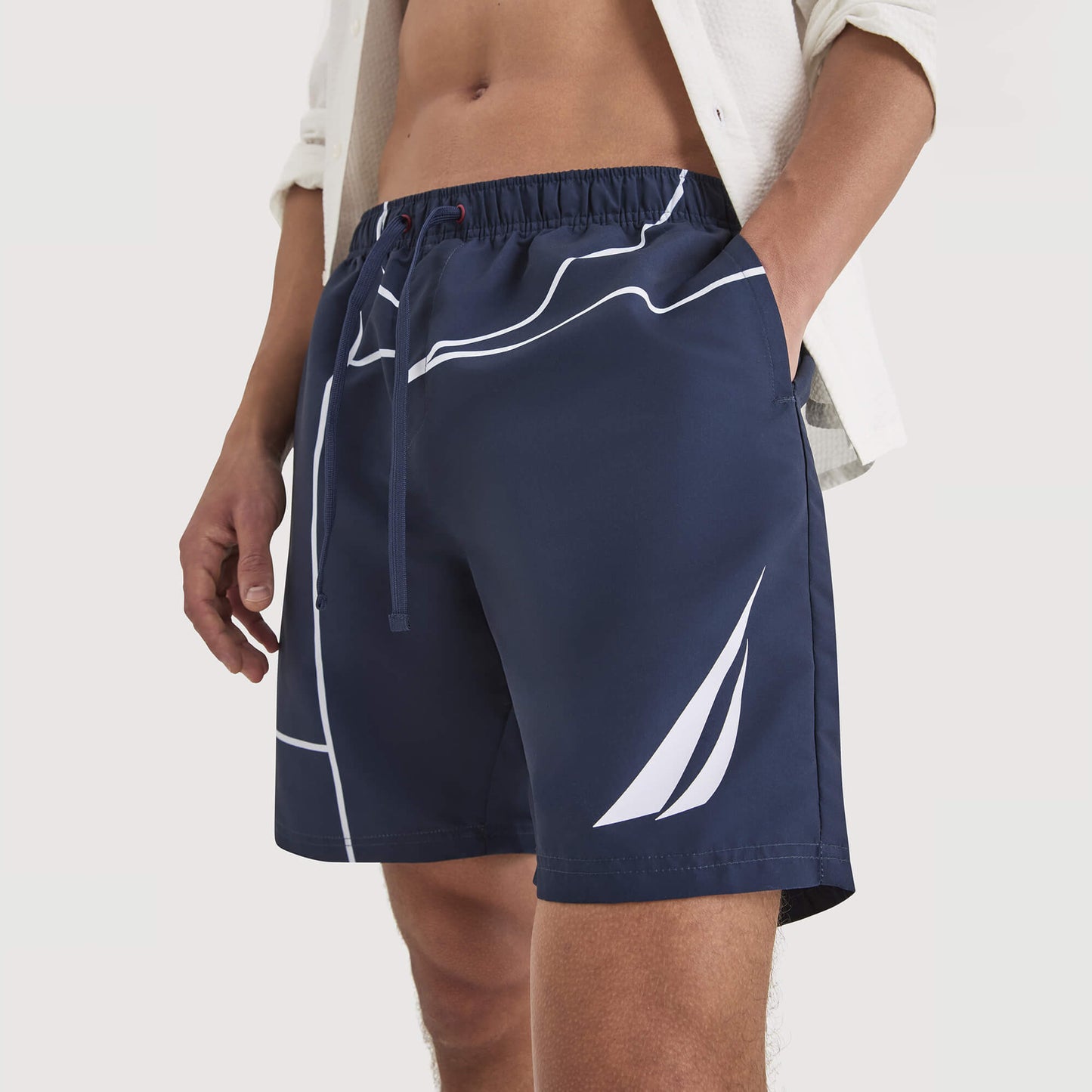 Pánske plavecké šortky Nautica Almar Swim Short tmavomodré