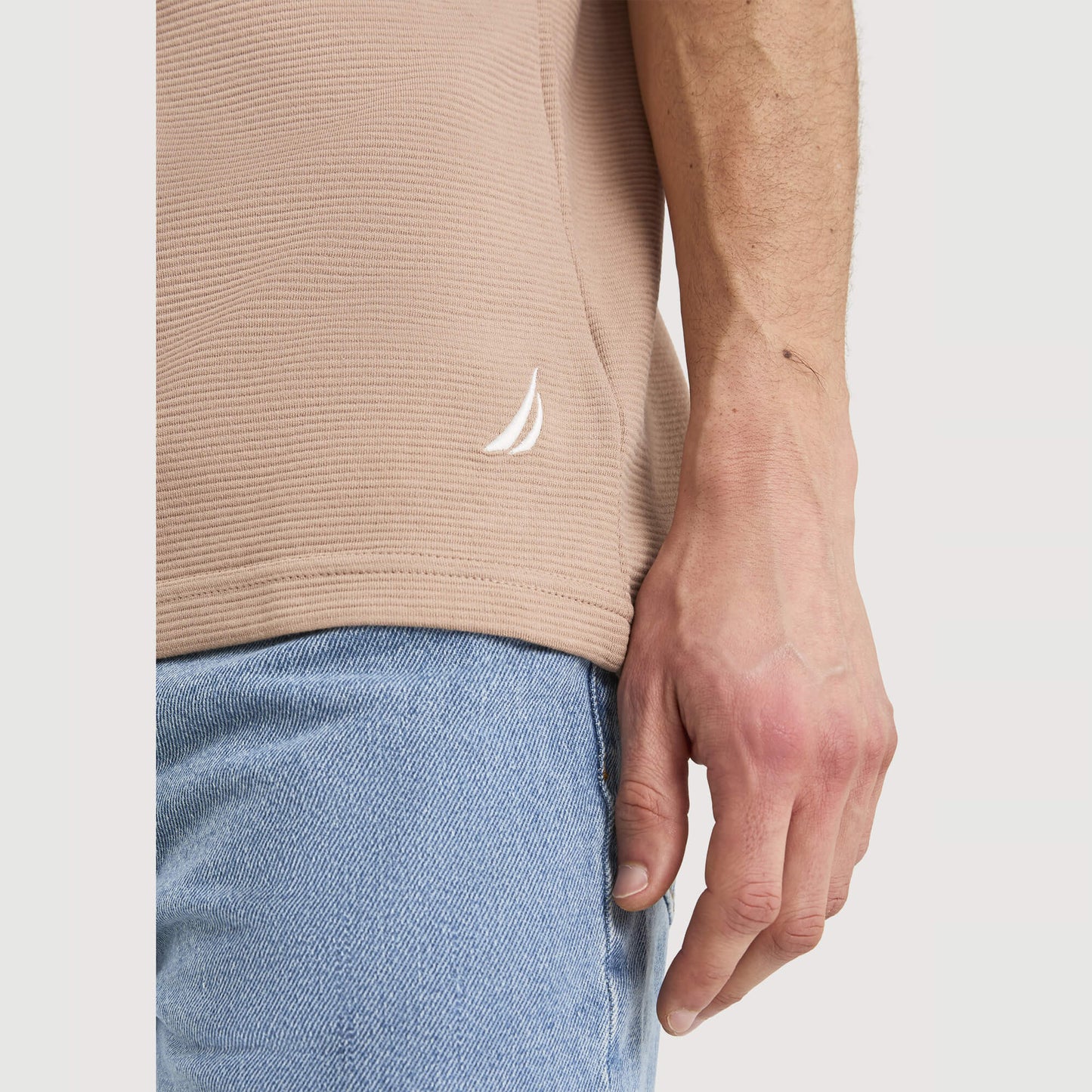 Pánske tričko Nautica Urma T-Shirt béžové