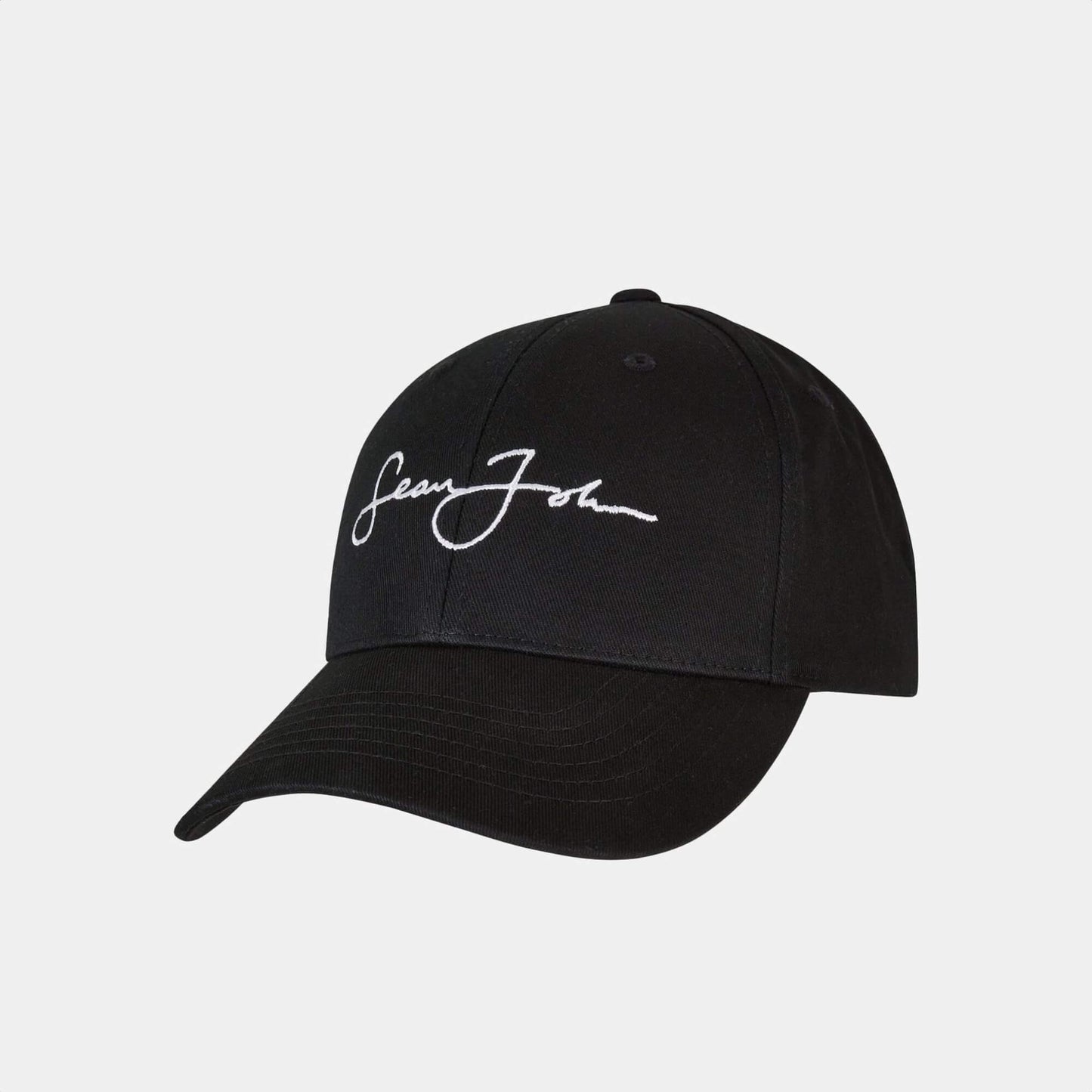 Šiltovka Sean John Casual Signature Logo čierno-biela