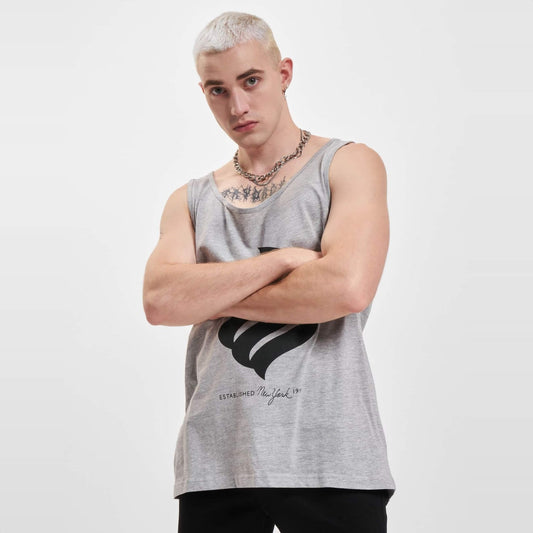 Pánske tielko Rocawear Basic Tank Top sivé