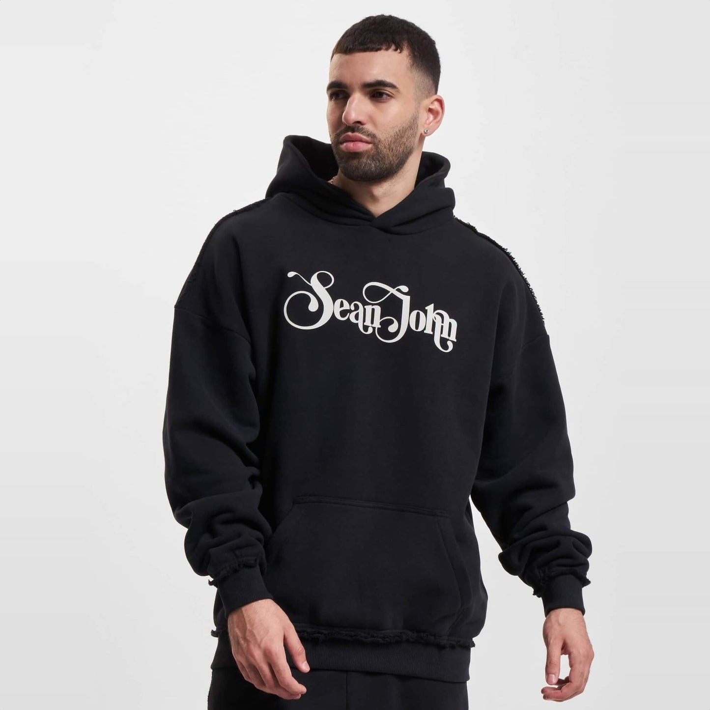 Mikina s kapucňou Sean John Washed Logo čierna