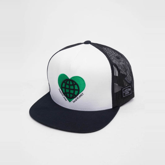 Trucker šiltovka Cayler & Sons Support Your Local Planet čierno-biela