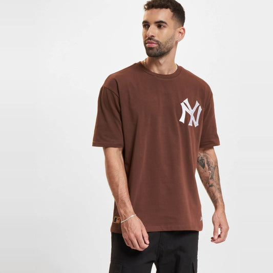 Tričko New Era MLB New York Yankees hnedé