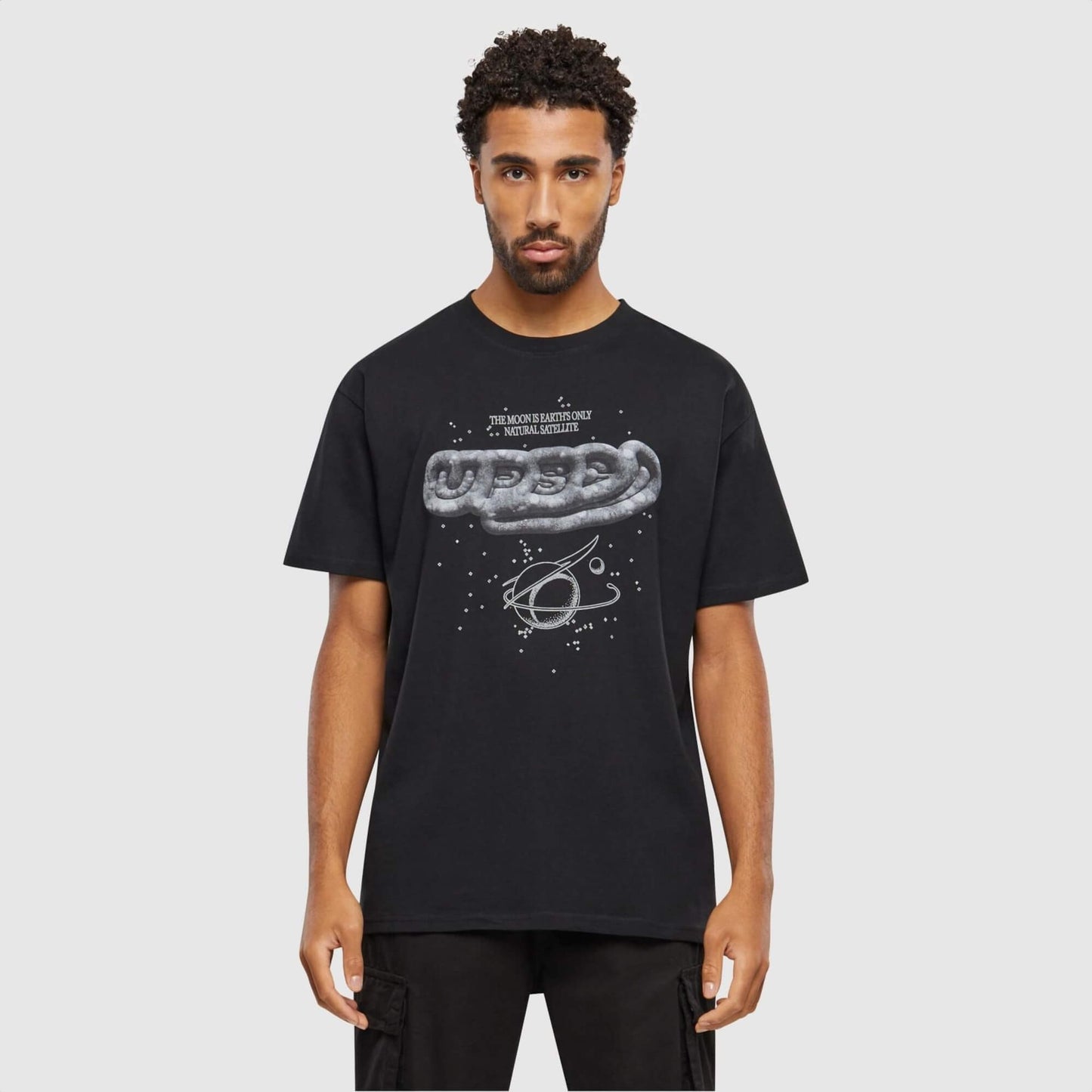 Tričko Mister Tee Upscale Moon čierne