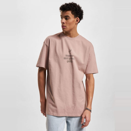 Tričko Mister Tee Front & Back Print staroružové