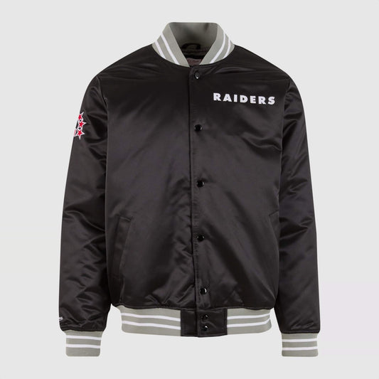 Bunda Mitchell & Ness NFL Raiders Stylish čierna