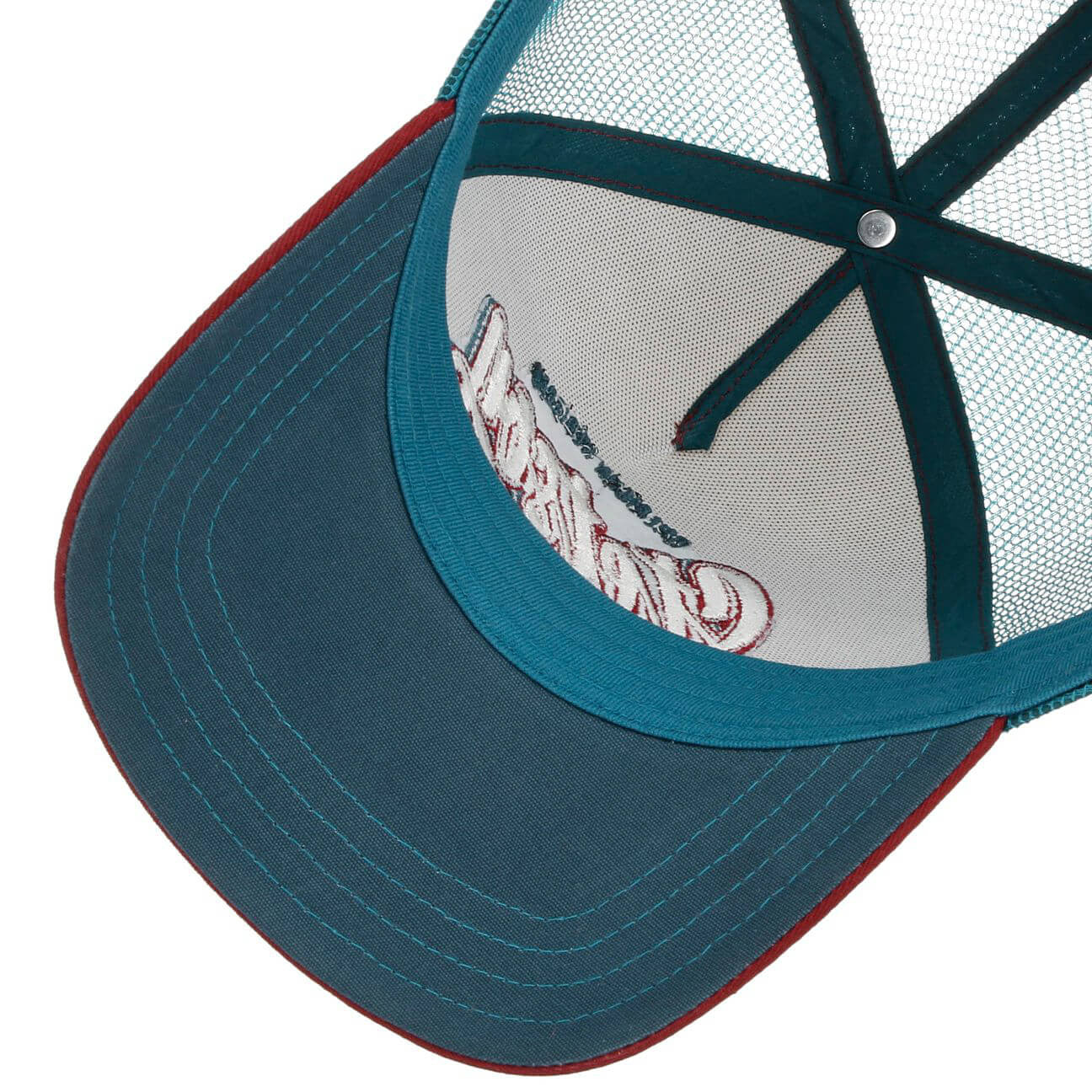 Šiltovka Stetson Trucker Cap One For All Wine/Offwhite