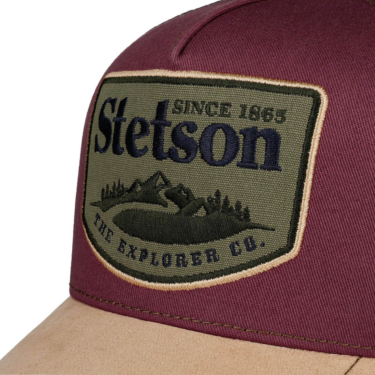 Šiltovka Stetson Trucker Cap Explorer Co. Beige/Wine