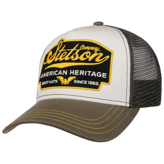 Šiltovka Stetson Trucker Cap American Heritage Olive/White