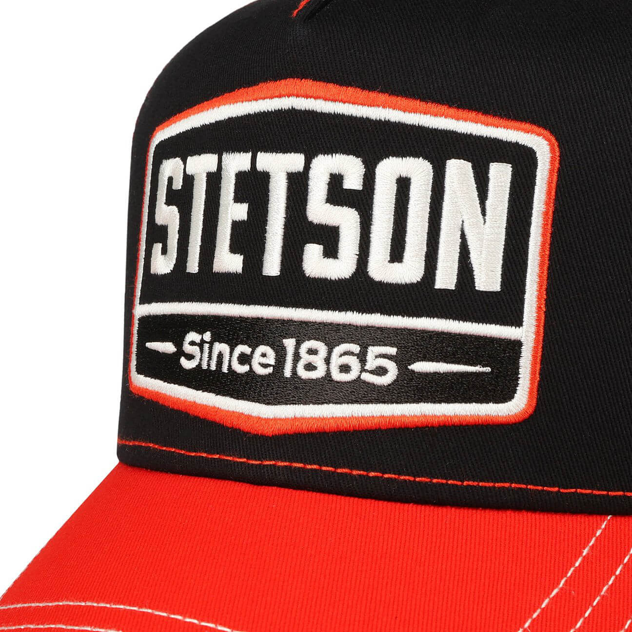 Šiltovka Stetson Trucker Cap Gasoline Red/Black