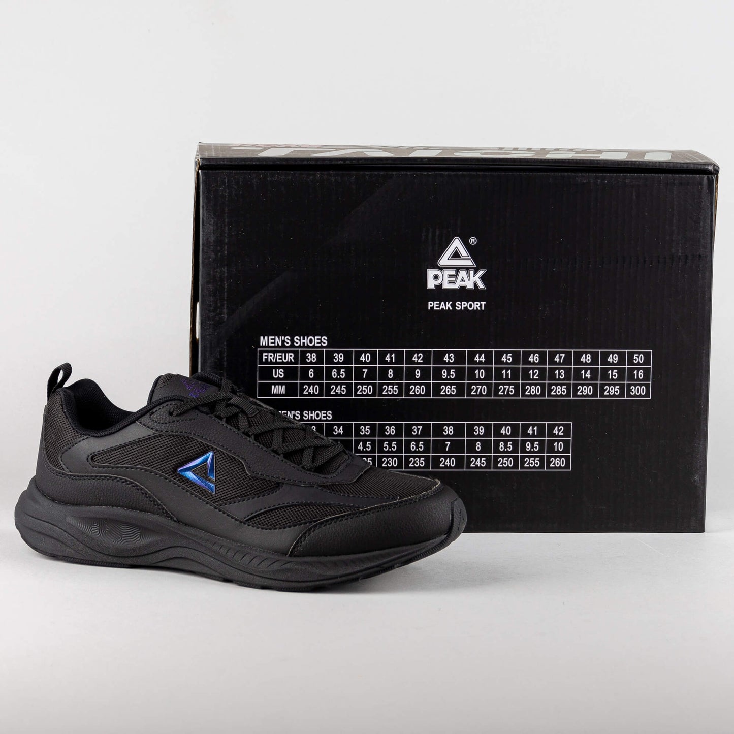 Peak Walking Shoes Walking All Black