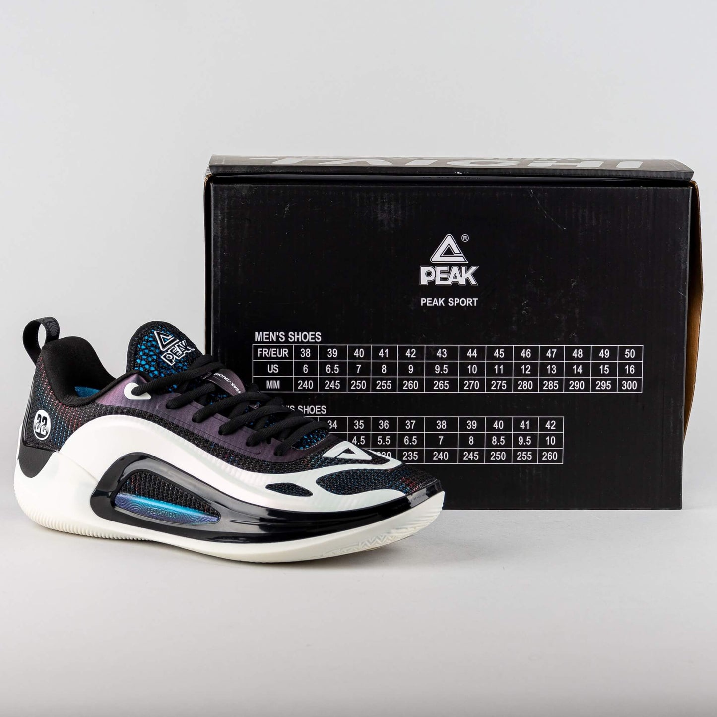 Peak Basketball Match Shoes Andrew Wiggins Aw4 Signature Black/White