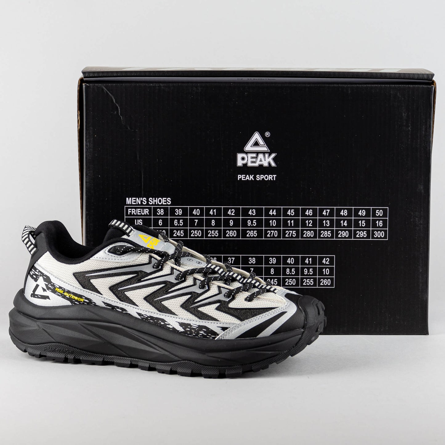 Peak Outdoor Shoes Outdoor Lt.Grey/Black