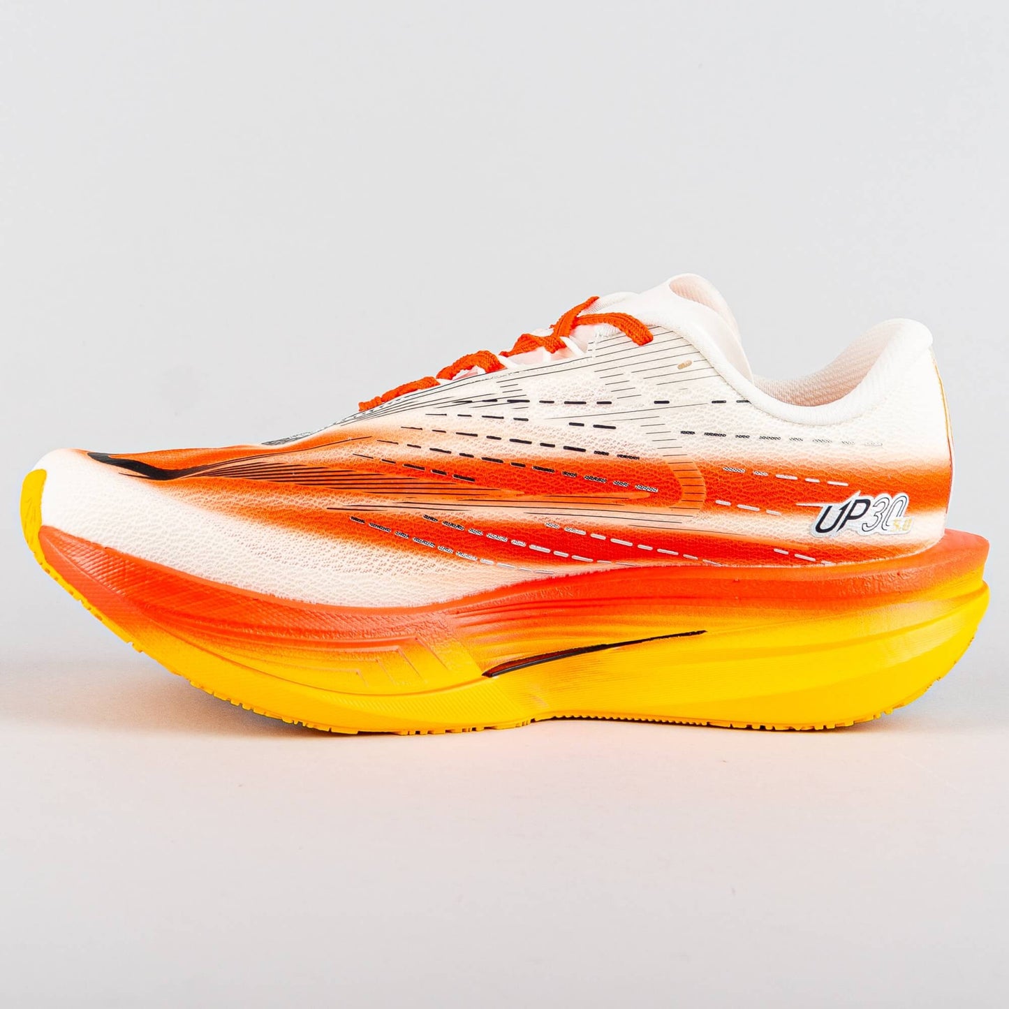 Peak Race Running Shoes Up30 5.0 Carbon  White/Orange