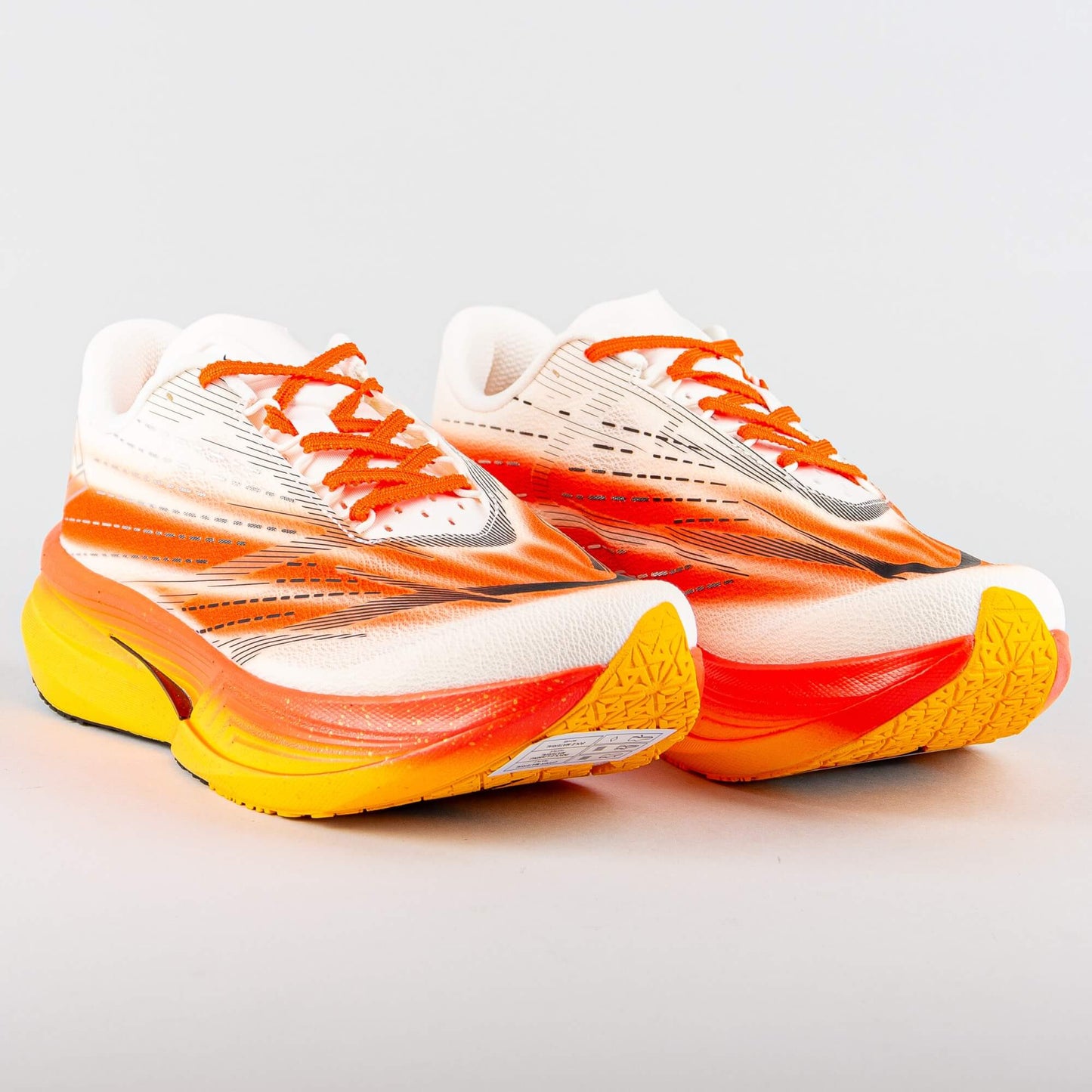 Peak Race Running Shoes Up30 5.0 Carbon  White/Orange
