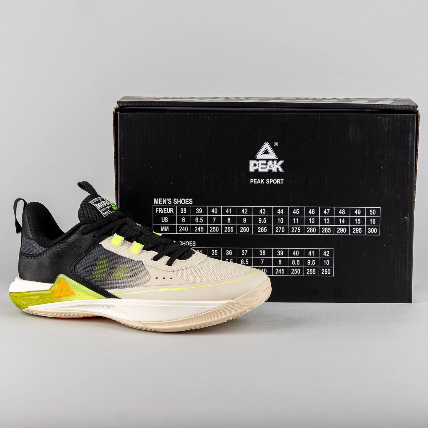Peak Basketball Match Shoes Ranger 3.0 Swr Tachi Black/Lt.Khaki