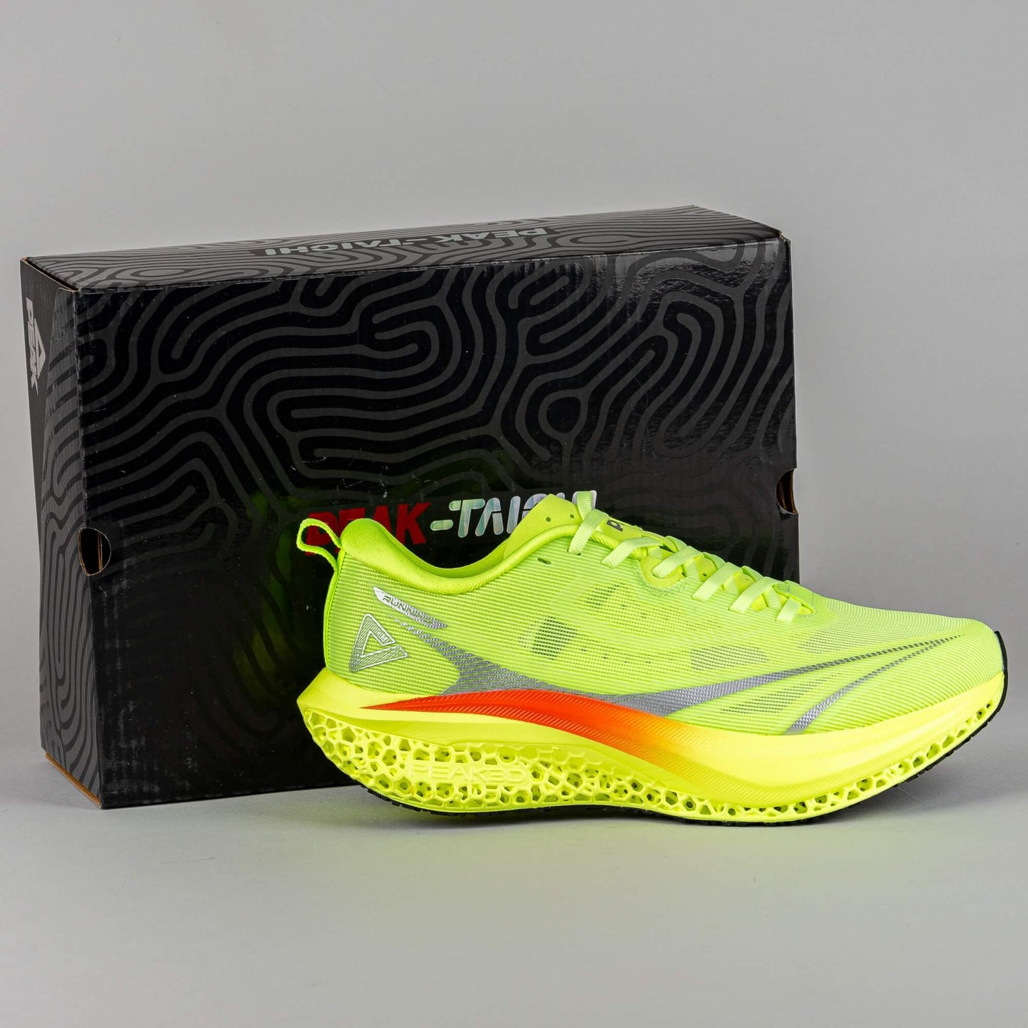 Peak Volkswagen Running Shoes Stridex 3D-Cushion Running Fluorescent Green
